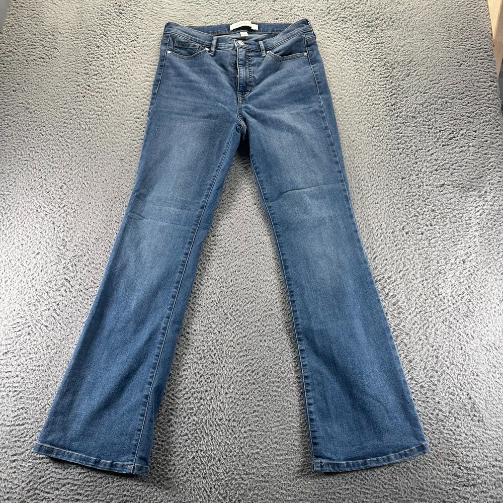 American Vintage Jeans Womens 6 Blue Cotton Denim Bootcut Leg Faded Workwear